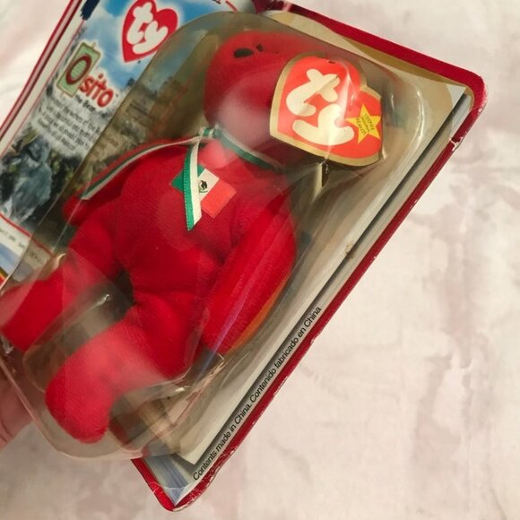 Collectors RETIRED RARE OSITO The BEAR 1999 2000 BEANIE BABIES International - Picture 7 of 9